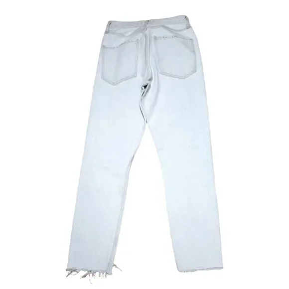 Agolde Jaime High Rise Classic Meadow Button Fly Light Wash US 26 - Picture 5 of 10